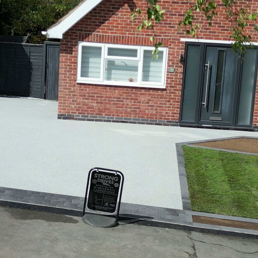 Resin bound driveway
